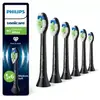 Philips Brossettes de rechange - W2 Optimal White - Noir - 6 unités