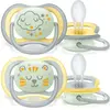 Avent Ultra Air Nighttime 2 Sucettes Orthodontiques 18+ Mois