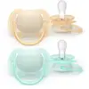 AVENT Ultra Solft - Sucettes 0-6 mois beige / bleu