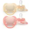 Philips Avent Sucette +0m Soft rose/beige