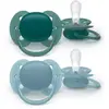 Philips Avent Ultra Air Sucette +18m Soft bleu/vert