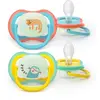 Avent Sucettes Ultra Air nuit 18+ M Polaire x2, sans BPA