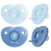 Avent Lot 2 sucettes Soothie Heart silicone médical sans BPA 0-6M bleu