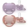 Philips Avent Sucette +6m Soft rose/lila