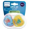Avent Sucette Ultra Air jour 18M+ Mix imprimé Fun x2, sans BPA
