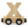 Lettre Train Naturel Lettre X MULTICOLORE Tryco