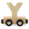 Lettre Train Naturel Lettre Y MULTICOLORE Tryco