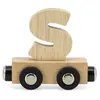 Lettre Train Naturel Lettre S MULTICOLORE Tryco