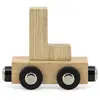 Lettre Train Naturel Lettre L MULTICOLORE Tryco