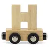 Lettre Train Naturel Lettre H MULTICOLORE Tryco