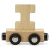 Lettre Train Naturel Lettre I Bois Naturel