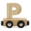 Lettre Train Naturel Lettre P MULTICOLORE Tryco