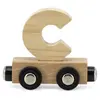 Lettre Train Naturel Lettre C MULTICOLORE Tryco