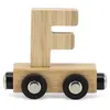Lettre Train Naturel Lettre F MULTICOLORE Tryco