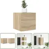 Meubles tv muraux 2 pcs Chêne sonoma 30,5x30x30 cm The Living Store Br...