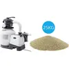 Intex - Pompe à sable 7900 L/h & sable de filtration 25 kg