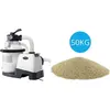 Intex - Pompe à sable 5700 L/h & sable de filtration 50 kg