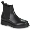 Tommy Jeans Femme Bottes Mid Boot Chelsea Flat Bottines, Noir (Black), 36 EU
