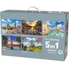 Puzzles 5 x 1000 pièces : Collection Villes