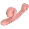Vibromasseur Double Snail Vibe Curve - Rose Pêche