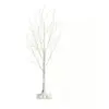 Arbre de décoration - Bouleau - 120 cm - LED - Blanc - Intérieur