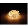 GENERIQUE EDM - Guirlande Micro Led Extra Dense Clignotant Lumière Chaude 14m 567l Câble Argent