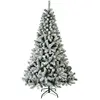 Everlands - Sapin de Noël Monarca Vert pvc Métal Enneigé ø 116 x 180 cm