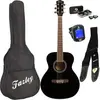 Fazley W40-BK-3/4 pack débutant guitare folk