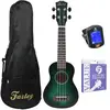 Fazley K5521-COL-G ColourTune pack débutant ukulélé soprano