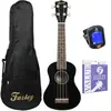 Fazley K21B-W - pack débutant ukulélé soprano