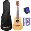 Fazley FUK118NT pack débutant ukulélé concert