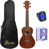 Fazley K23-W - pack débutant ukulélé concert