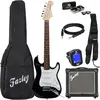 Fazley Classic Series FST034 Black pack débutant guitare électrique