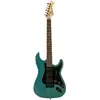 Fazley Outlaw Series Sheriff Basic HSS Blue guitare électrique avec housse