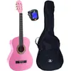 LaPaz 002 PI guitare classique format 3/4 rose + housse + accordeur