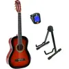 LaPaz 002 SB guitare classique format 3/4 sunburst + stand + accordeur