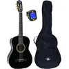 LaPaz 002 BK guitare classique format 3/4 noire + housse + accordeur