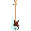 Fazley Sunset Series Piranha 4 Sky Blue basse électrique avec housse