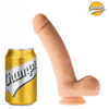 Gode réaliste CURLY Champs 16 x 4cm 