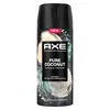 AXE PURE COCO Déodorant Vaporisateur 150 ML - Fraîcheur Tropicale et Longue Durée TU