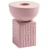 & klevering - Bougeoir Stack - Rose - Céramique
