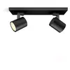 Philips Hue Runner Spot LED à 2 lampes, interrupteur à variateur, noir