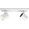Philips Hue Runner Spot LED, 2 lampes, interrupteur à variateur, blanc