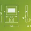 Projecteur LED extérieur avec détecteur de mouvements Philips Lighting...