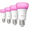 Philips Hue WACA Smart E27 LED, 6 W, 810 lm, CCT RVB, lot de 4