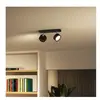 Philips - spot Bracia 2x5.5W, blanc chaud 2700K, Noir