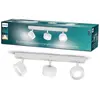 Philips - spot Bracia 3x5.5W, blanc chaud 2700K, Blanc