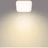 Philips - Mauve, plafonnier led 12W, carré, blanc chaud 2700K, blanc
