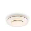 Philips Sceneswitch, Plafonnier Garnet, 3 Réglages, 30 W, Blanc Chaud 2700K, Noir