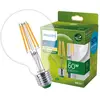 Ampoule LED globe E27 840lm=60W blanc chaud Philips  9,5 cm transparent